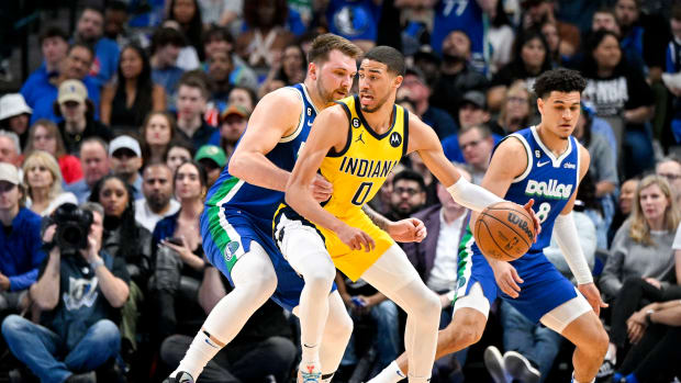 Tyrese Haliburton Luka Doncic Indiana Pacers Dallas Mavericks